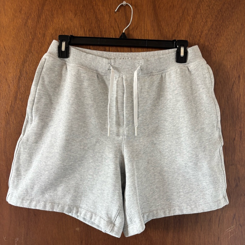 Lululemon Steady State Short 7" Inseam Light Heather Grey Sz L